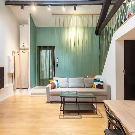 度假居 Loft Spacieux Pour 10 Personnes Avec Terrasse 尼斯